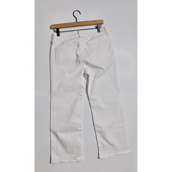NWT!! J. CREW Petite High-Rise Kickout Jeans Solid White Size 26P 26 Petite - Picture 8 of 16